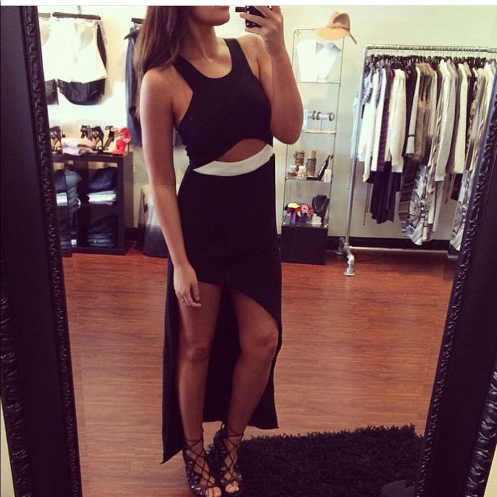 Lovers and friends high low cut out dress